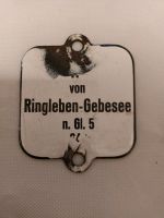 Ringleben-Gebesee, Emailleschild, Emailschild, Oldtimer Sachsen-Anhalt - Raguhn Vorschau