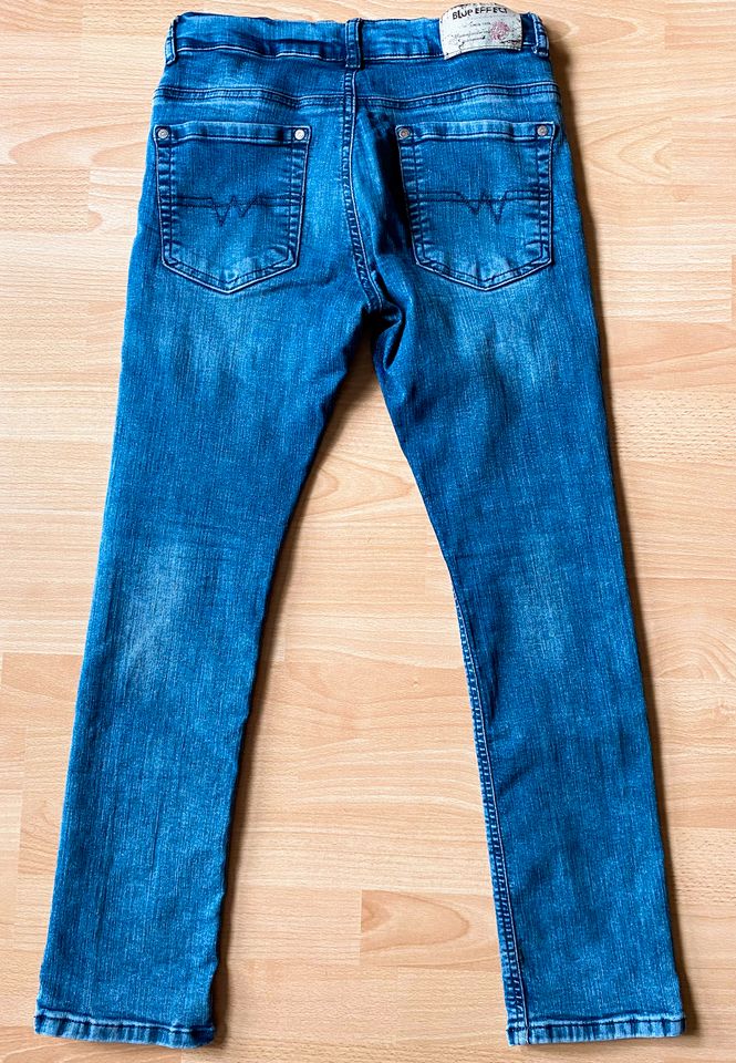Blue Effect Jeans Hose Unisex Skinny, Ultrastretch Größe 146 in Eilenburg