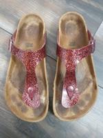 Birkenstock Gizeh 38 pink Glitzer Düsseldorf - Unterbilk Vorschau