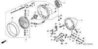 Suche Frontscheinwerfer Honda Shadow VT 750 RC 50 - Bj. 2005 München - Hadern Vorschau