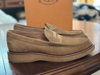 Tods Penny Loafer Mokassins Wildleder beige 44,5 45 UVP 649€ München - Moosach Vorschau