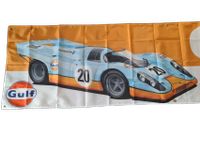 GULF Racing Motorsport Porsche 917 Banner Leinwand 60x240cm XL Bayern - Berngau Vorschau