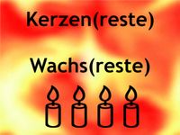 Wer verschenkt Kerzenreste, Wachsreste, Kerzen oder Wachs? Bayern - Plößberg Vorschau