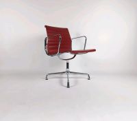 8x  Vitra Charles Eames EA 108 -Chair rot  Leder Chrom Niedersachsen - Schüttorf Vorschau