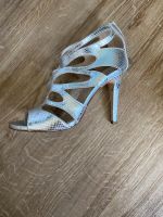 Sandaletten High Heels in Silber 37 alisha / Made in Italy Bayern - Baiersdorf Vorschau