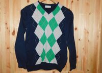 Gr.152 Pullover Feinstrick grau blau grün Rauten - Zara Knittwear Niedersachsen - Einbeck Vorschau