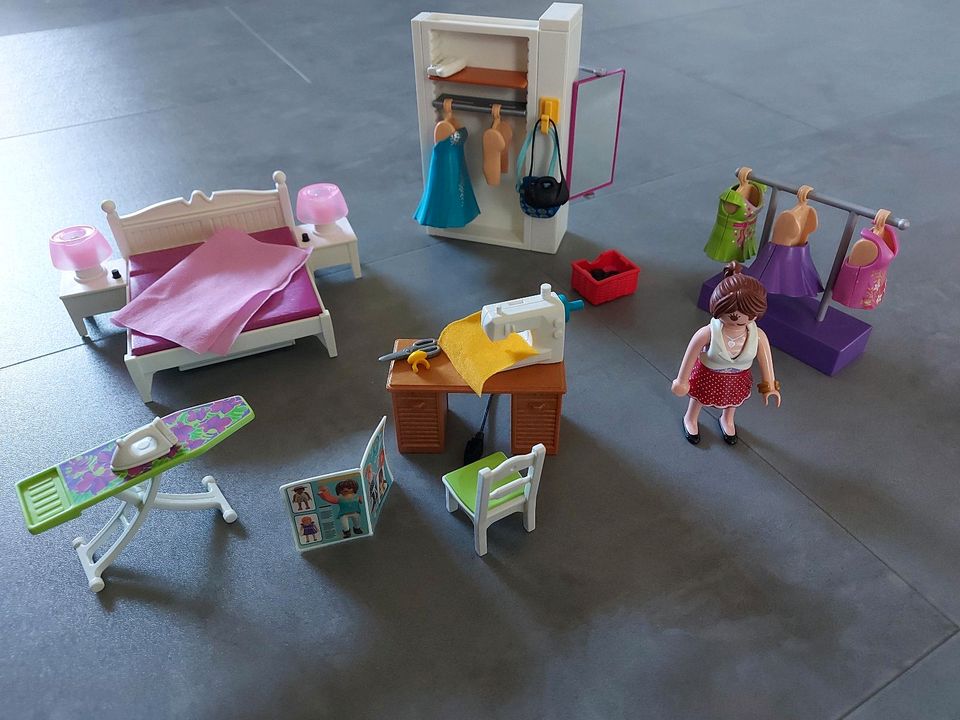 Playmobil Dollhouse 70208 Schlafzimmer mit Nähecke mit OVP in Siegbach
