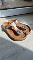 Original Birkenstock Leder Sandale Gizeh taupe wie neu 39 Dresden - Wilsdruffer Vorstadt/Seevorstadt-West Vorschau