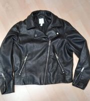 Da. coole Bikerjacke, Lederimitat, schwarz, 38/40, H&M Bielefeld - Senne Vorschau