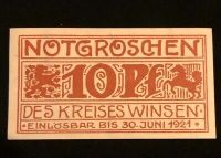 Notgeld der Stadt Winsen 1921 1x10 Pfennig Nordrhein-Westfalen - Blomberg Vorschau