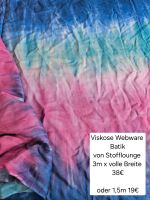 Viskose Webware Farbverlauf Batik Pink Blau 3m Berlin - Lichtenberg Vorschau