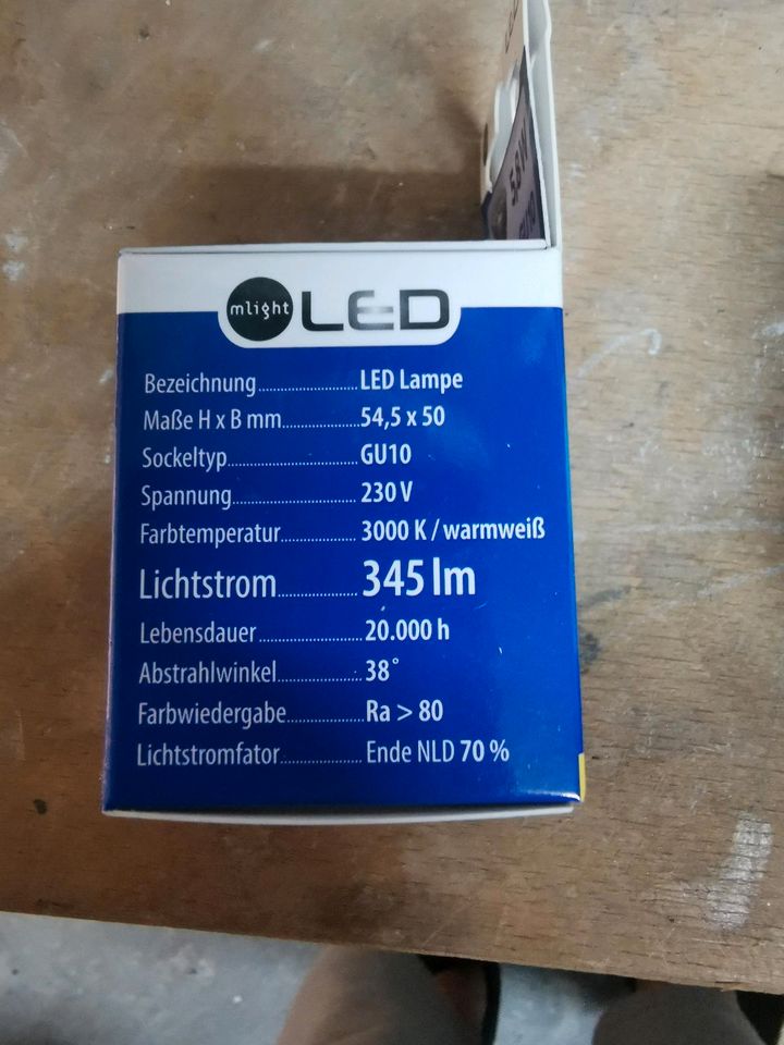 MLIGHT Led GU10 5,8WATT 3000K in Köln