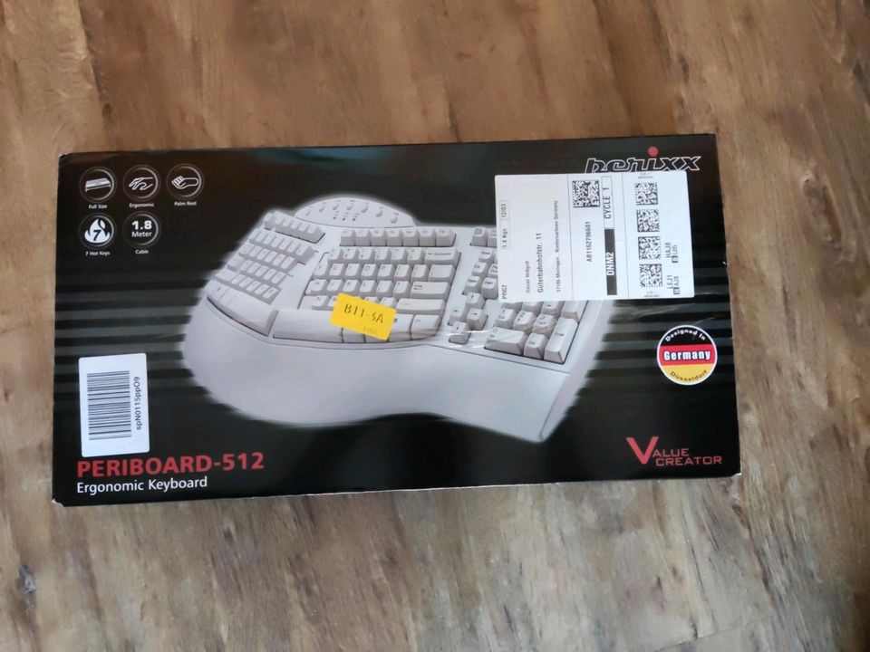 Perixx Ergonomisches Keyboard, deutsche Tastatur in Moringen