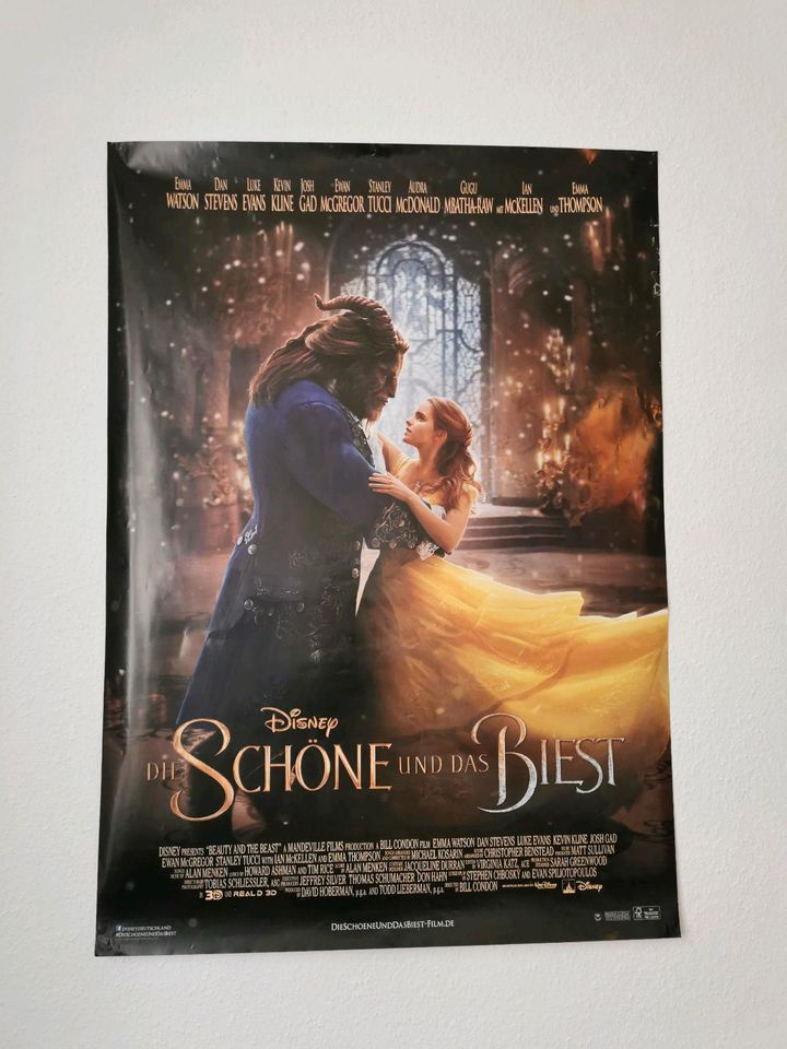 Disney Filmposter - Die Schöne und das Biest in Mannheim