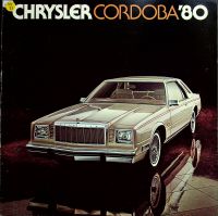 Chrysler Cordoba - USA - Übergröße - Prospekt 1980 Dresden - Reick Vorschau