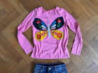 Mini Boden LA-Shirt Langarm 10-11y 146 Pink Schmetterling Baden-Württemberg - Oftersheim Vorschau