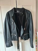 Lederjacke Superdry Gr XL  schwarz Bayern - Olching Vorschau