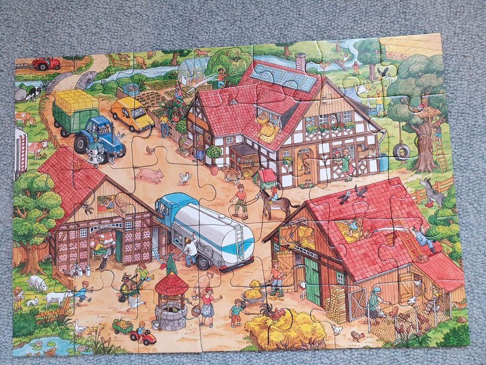 11 Puzzles u.a. Ravensburger ab 4 Jahren 24, 35, 49 & 70 Teile in Herrnburg