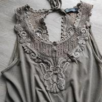 Spitze**Only**styl. Shirt Top Gr. S khaki oliv Niedersachsen - Nordhorn Vorschau