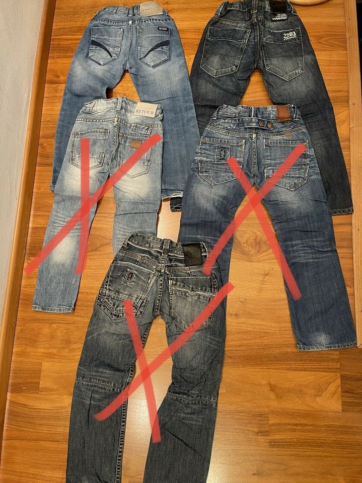 Jeans von Vingino Retour Hilfiger Scotch Soda Gr 6 116 Destroyed in Meerbusch