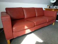 Echtleder Couch rot braun terracotta mit Recamiere gebraucht Top Münster (Westfalen) - Amelsbüren Vorschau