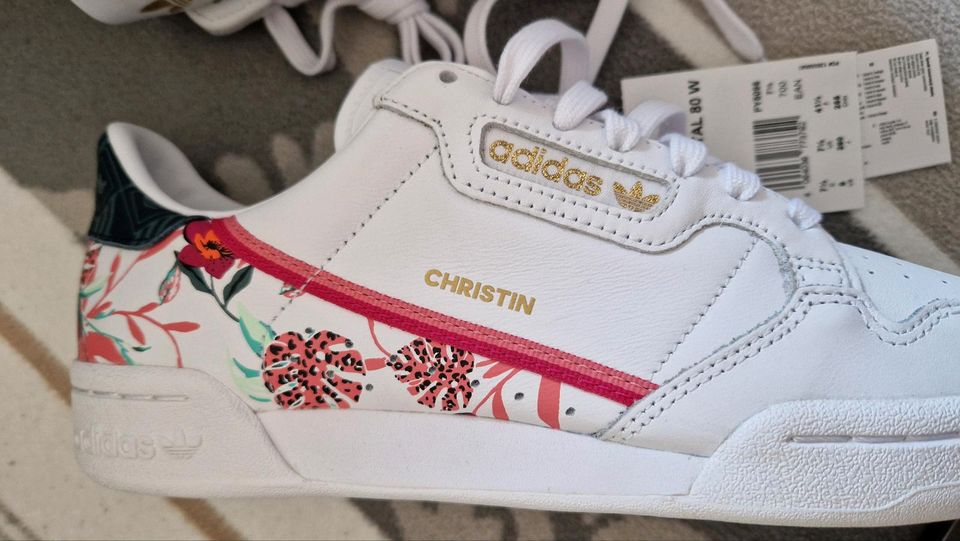 Original Adidas Continental 80 W Blumendekor Aufschrift CHRISTIN in  Brandenburg - Potsdam | eBay Kleinanzeigen ist jetzt Kleinanzeigen