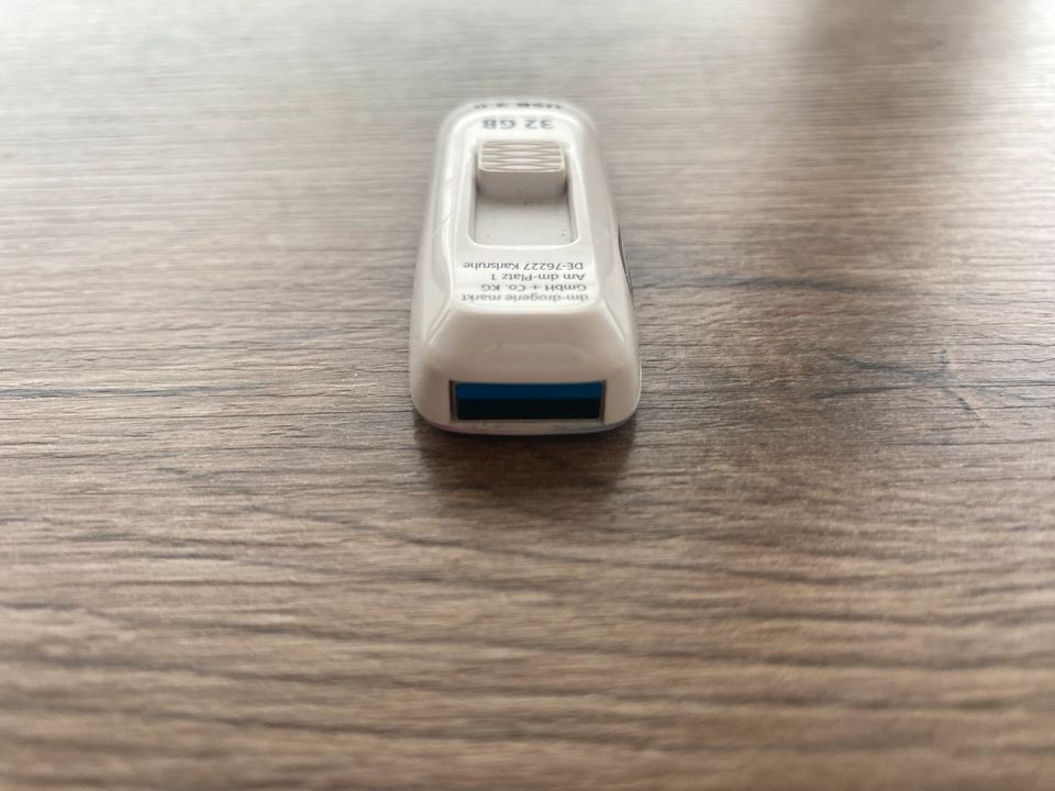 USB Stick Paradies DM Weiss 32GB 3.0 schiebbar in Tuttlingen