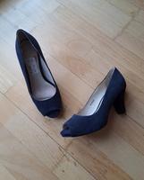Clarks Peeptoes Pumps dunkelblau blau Wildleder Klassiker 37 Berlin - Mitte Vorschau