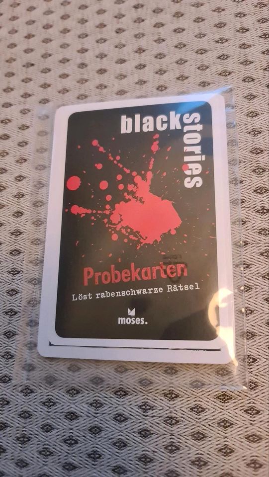 Black Stories Probe Karten Promo 2024 in Kirchberg