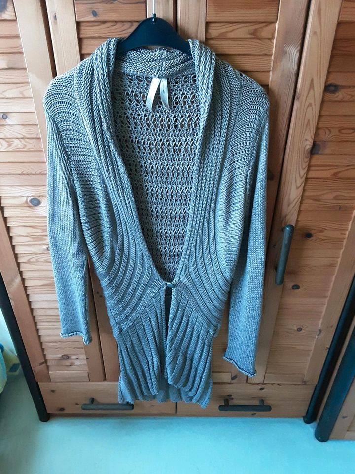 Tredy Long Strickjacke in Nettetal