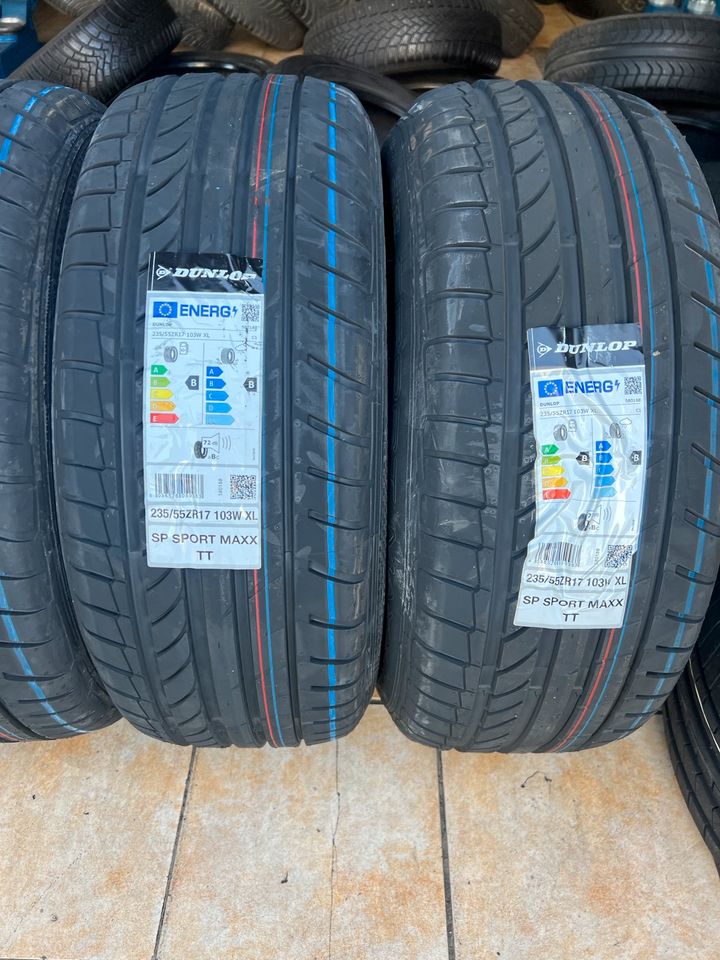 235/55ZR/17 103W Dunlop SP Sport Maxx TT inkl.Montage NEU in Aschaffenburg