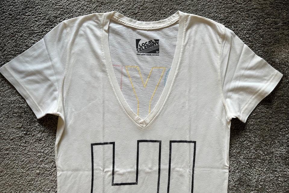 T-Shirt Bluse Top Oversize von Local Celebrity, Gr. M, Crem in Kemberg
