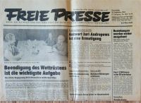 historische Tageszeitung "Freie Presse" vom 22.09.1983 Dresden - Löbtau-Süd Vorschau