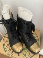 Bronx Leder Stiefeletten | Bikerboots | Stiefel | Gr.39 Baden-Württemberg - Sindelfingen Vorschau