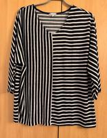 Tolles schwarz weißes Shirt mit 3/4 Arm -  Street One - Gr.44 Nordrhein-Westfalen - Solingen Vorschau