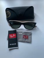 Ray-Ban New Wayfarer RB2132 875 52-18  Sonnenbrille schwarz beige Bayern - Rettenberg Vorschau