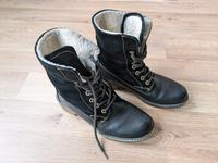 TAMARIS Schnürstiefel Winter Boots Leder Gr.37 gefüttert schwarz Niedersachsen - Verden Vorschau