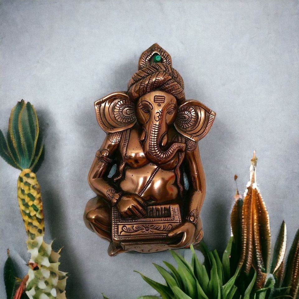 Ganesha Figur, indischer Wandbehang, spirituelle Statue in Weil im Schönbuch