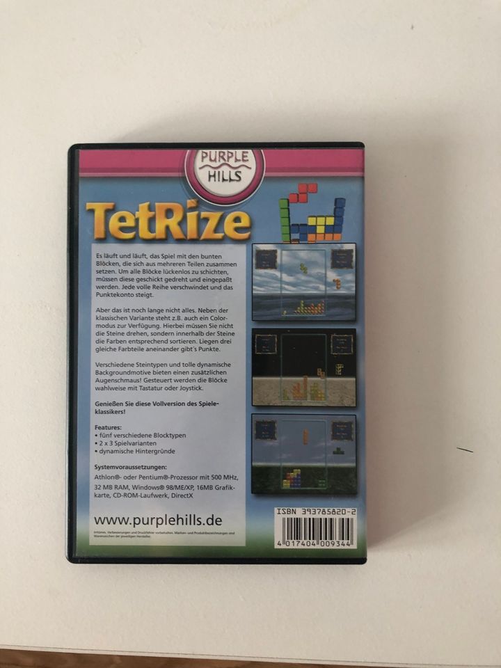 Tetris Spiele CD für den PC von Purple Hills in Berlin