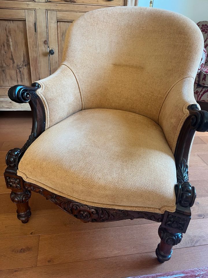 Antike Sessel von 1810, Wingchair, England in Itzehoe