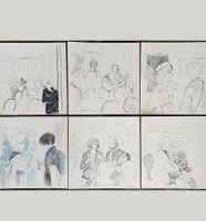 6 Zeichnungen Original Galerie Ausstellung Hans Vent Berlin - Pankow Vorschau