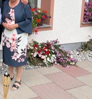 Elegantes Zweiteiliges Kleiderset mit Blumenmuster Baden-Württemberg - Waldshut-Tiengen Vorschau