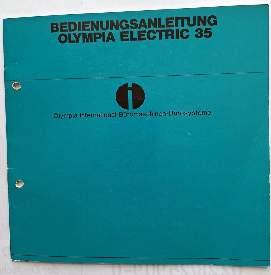 Olympia Büroschreibmaschine Electric 35 - super Zustand! in Bonn