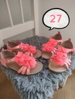 ★ ZWILLINGE ★ 27 Sandalen corall Blüte Blumen Lackschuhe pink rot München - Au-Haidhausen Vorschau