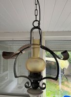 Kultige Lampe, Schmiedeeisen, Öllampe, Vintage, Jägerhütte Baden-Württemberg - Angelbachtal Vorschau