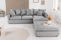 ⚡!Aktionspreis!⚡ Großes Ecksofa HEAVEN 255cm grau Leinenstoff Federkern inkl. Kissen Riess-Ambiente Hamburg Barmbek - Hamburg Barmbek-Süd  Vorschau