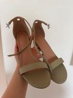 Mintfarbene hohe Schuhe Hessen - Langgöns Vorschau