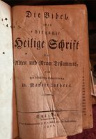 Die Bibel Heilige Schrift Martin Luther 1827 Bayern - Innernzell Vorschau