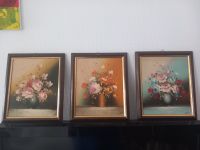 Stillieben Konvolut 3 Original Gemälde Öl auf auf Hartfaser. Sign Wuppertal - Oberbarmen Vorschau