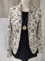 Luis Trenker Blazer Jacke Jacquard Blüten creme schwarz 36 NP349€ Baden-Württemberg - Jettingen Vorschau